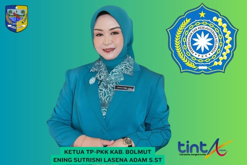 Ening Sutrisni Lasena Adam Dilantik Ketua TP-PKK Bolmut