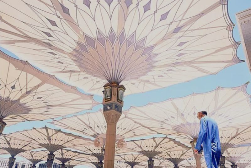 Payung Masjid Nabawi Berteknologi Canggih