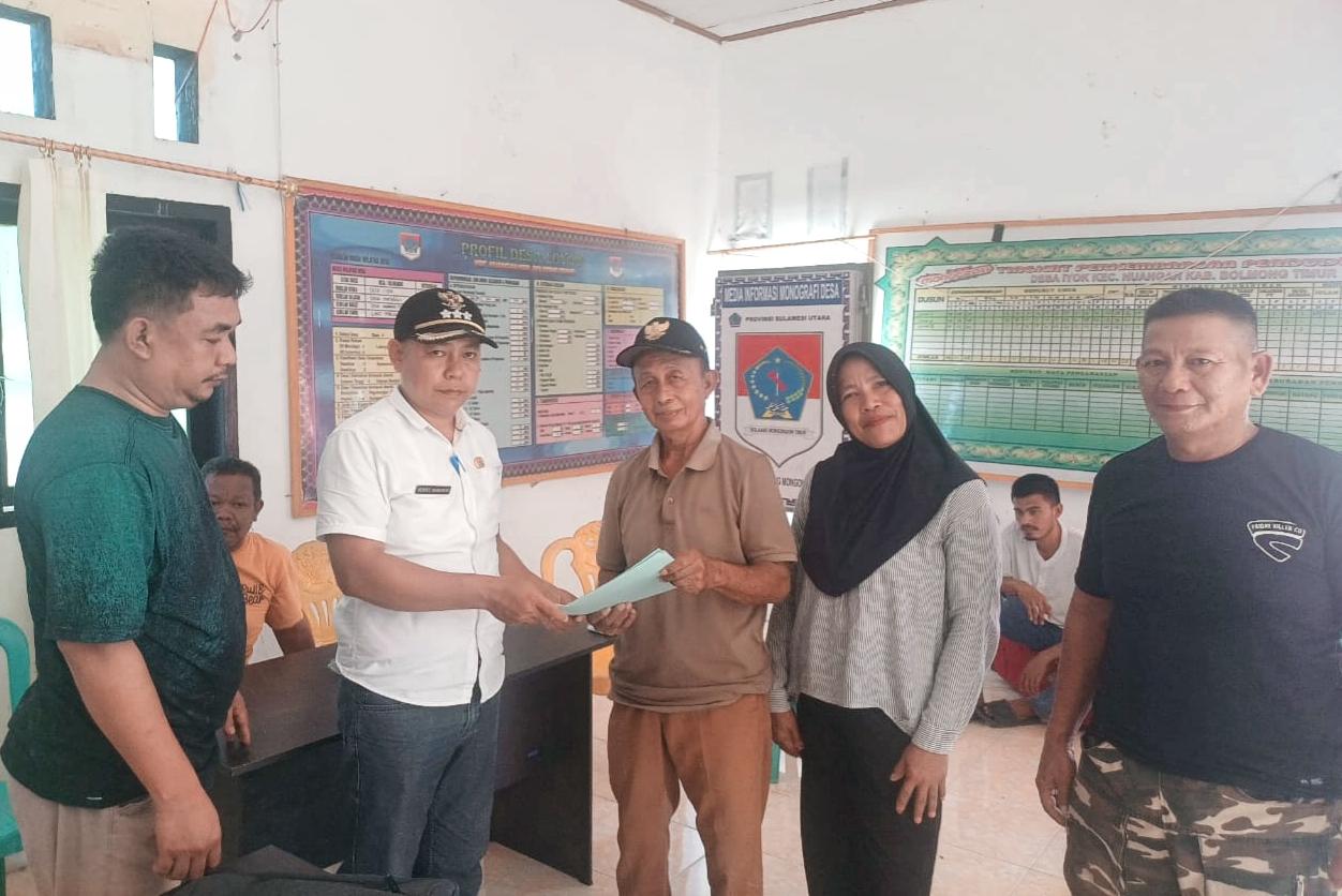 Tiga Kepala Dusun di Loyow Boltim Dicopot Sekaligus, Ini Alasannya
