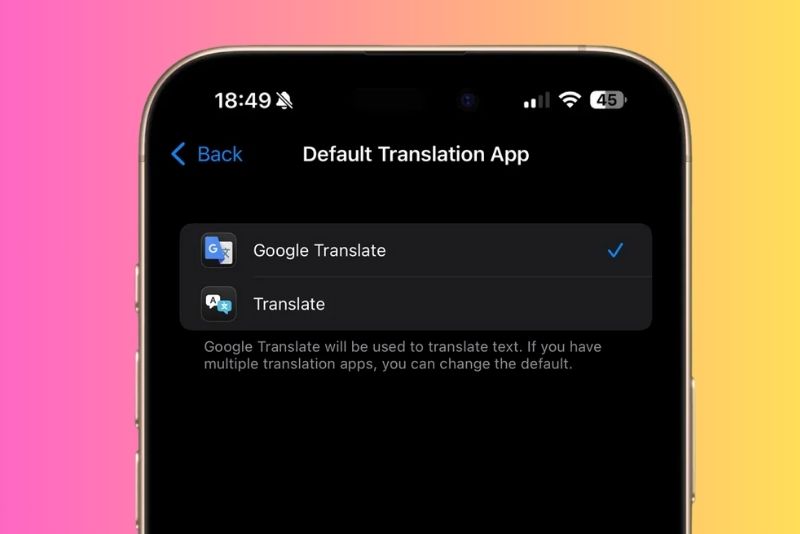 Google Translate iOS
