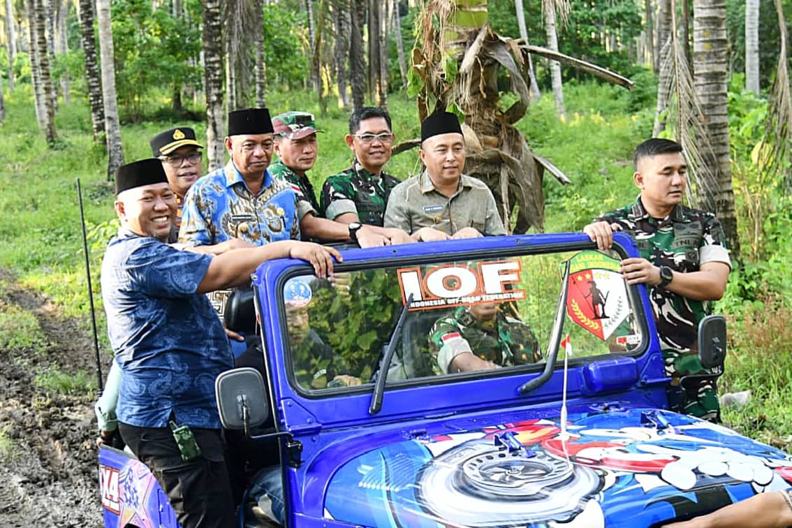 Bupati dan Wabup Boltim mendampingi Pangdam XIII Merdeka