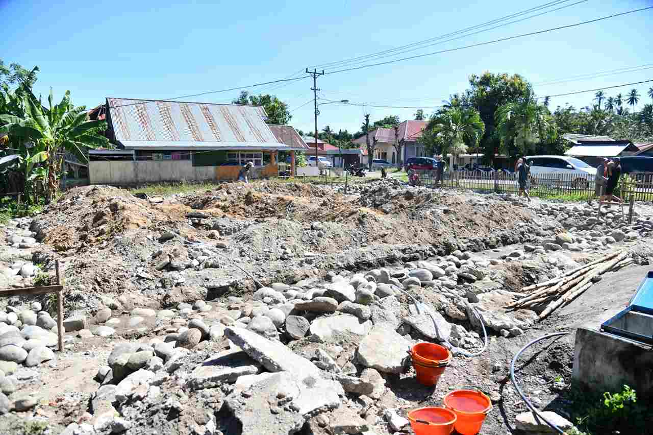 Area lokasi pembangunan Taman Pengajian Al-Qur&rsquo;an Boki Silagondo di Desa Togid, Boltim