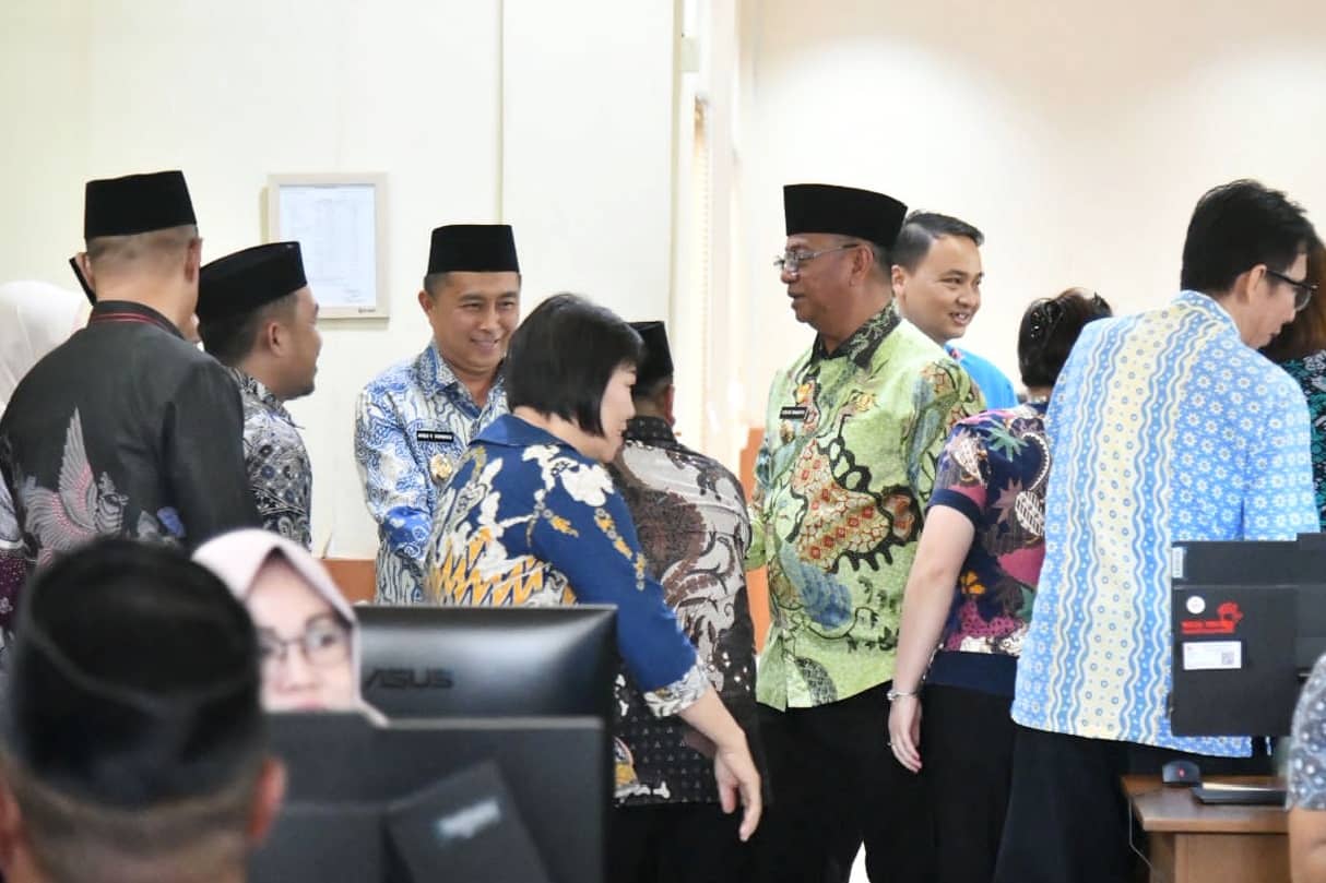 Bupati Oskar dan Wabup Argo Tinjau Profiling ASN Boltim