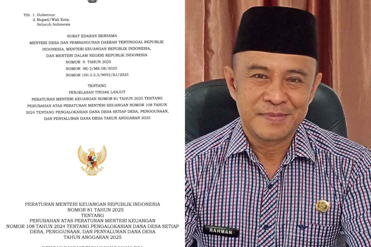 Kepala Dinas PMD Boltim Rahman Hulalata
