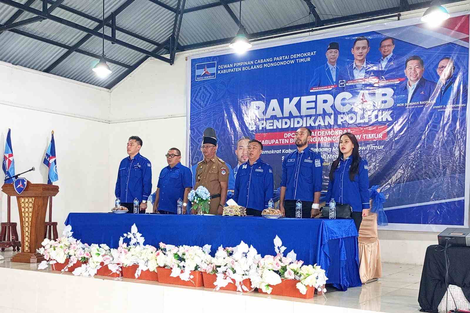 Rakercab dan pendidikan politik Partai Demokrat Boltim di Goba Molunow Danau Tondok Mooat