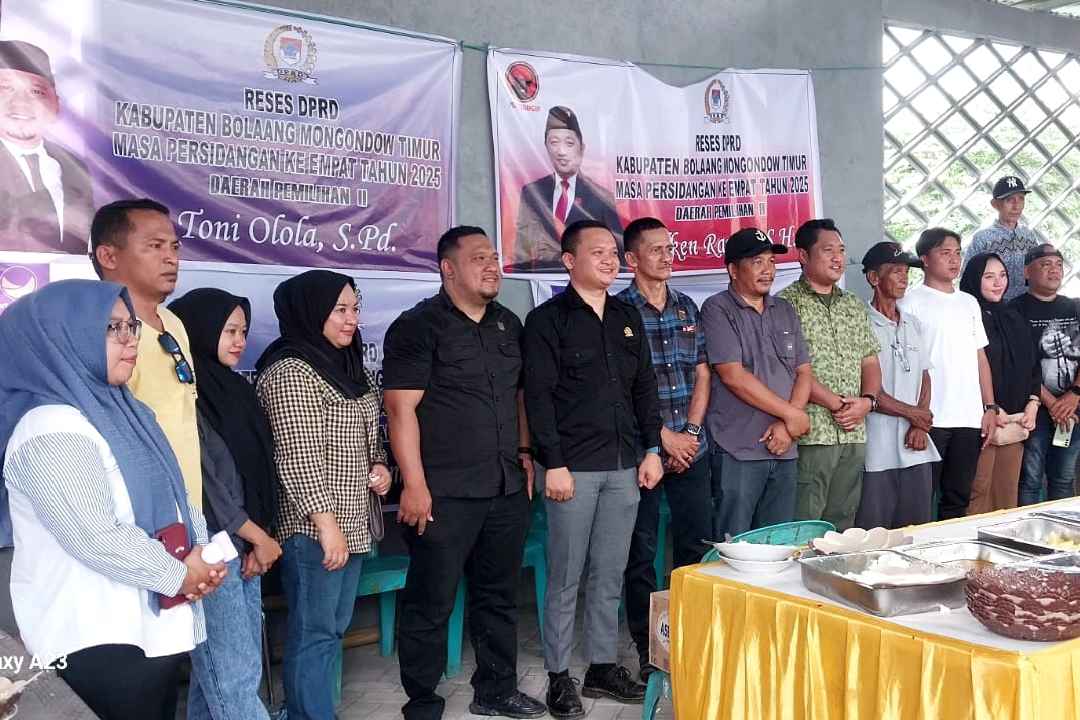 Reses DPRD Boltim di Kecamatan Motongkad menyerap aspirasi warga secara langsung