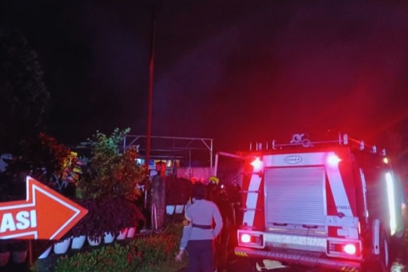 Kebakaran rumah di Perkamil Manado