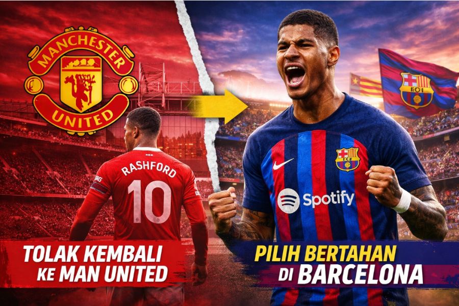 Rashford di Barcelona