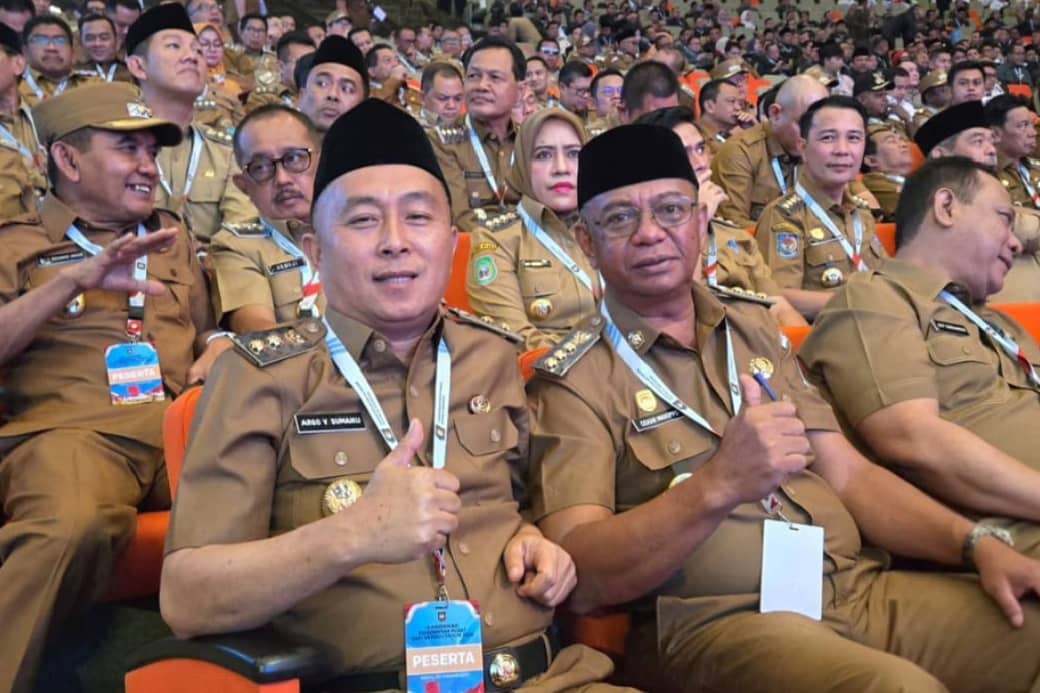 Bupati dan Wakil Bupati (Wabup) Boltim hadiri Rakornas Pemerintah Pusat dan Daerah 2026