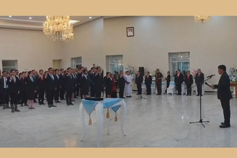pelantikan pejabat Sulut