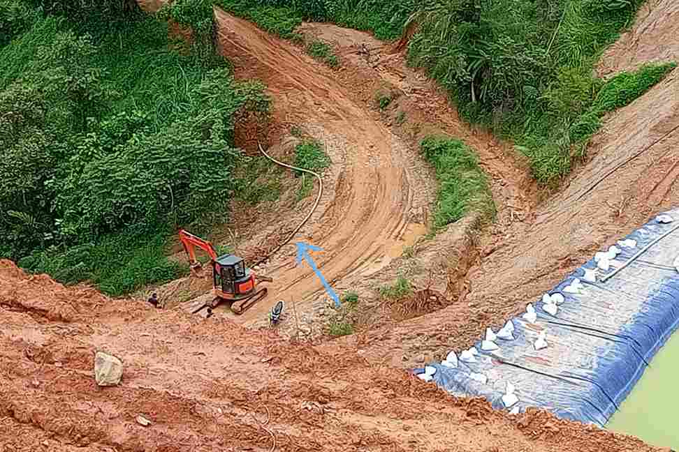 Proyek IPA Desa Buyandi Boltim yang jadi keluhan warga karena air tidak mengalir stabil