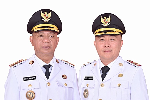 Bupati Oskar Manoppo dan Wakil Bupati Argo Vinsensius Sumaiku atau Oskar-Argo satu tahun kepemimpinan di Boltim
