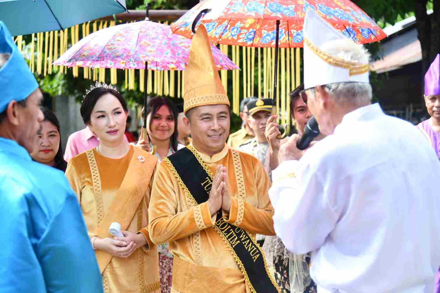 Wabup Argo Sumaiku menghadiri Pesta Adat Tulude Desa Jiko Belanga Tahun 2026