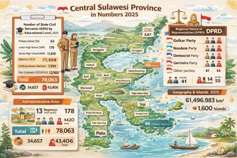 Data Statistik Sulawesi Tengah 2025
