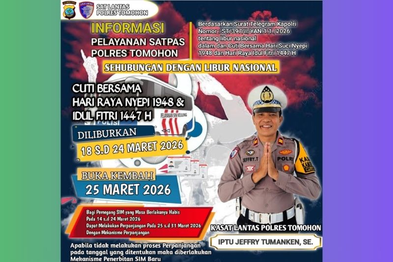 Layanan Satpas Polres Tomohon