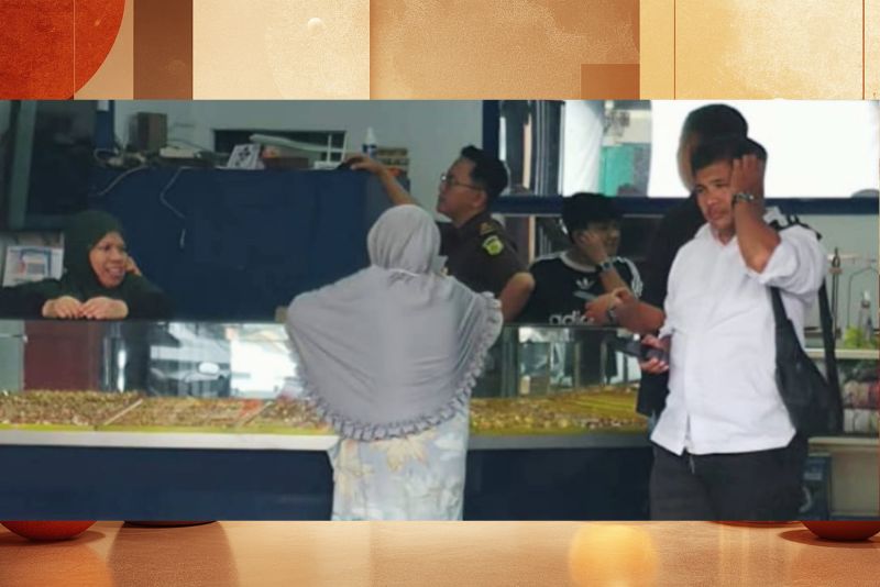 Penggeledahan toko emas Pasar Serasi Kotamobagu