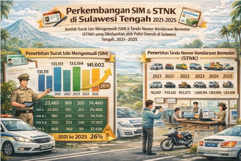 SIM dan STNKB Sulawesi Tengah 2025