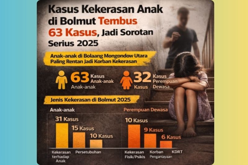 kasus kekerasan anak di Bolmut