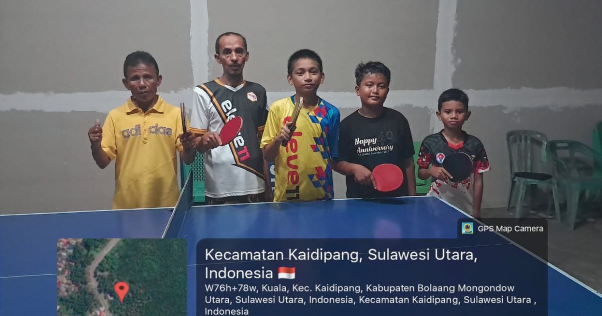 PPLPD tenis meja Bolaang Mongondow Utara