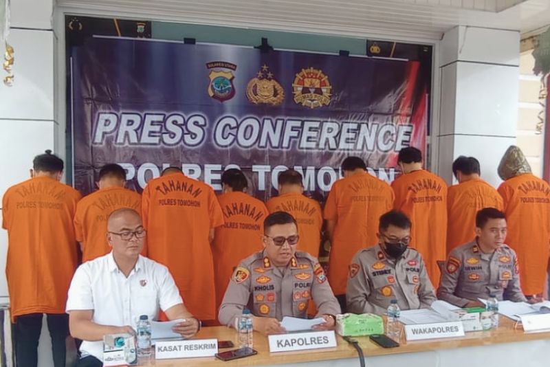 Polres Tomohon bongkar sindikat pencurian cengkeh