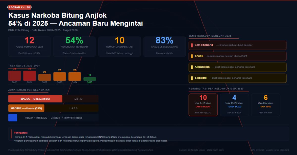kasus narkoba Bitung