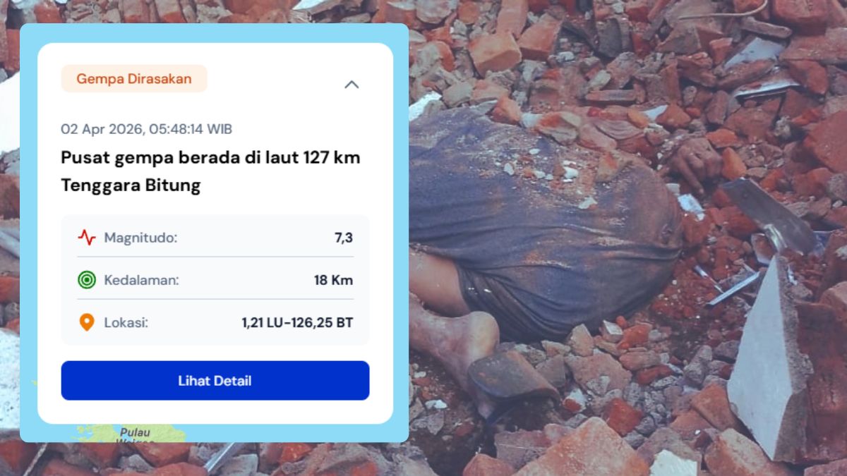 peringatan tsunami Sulawesi Utara