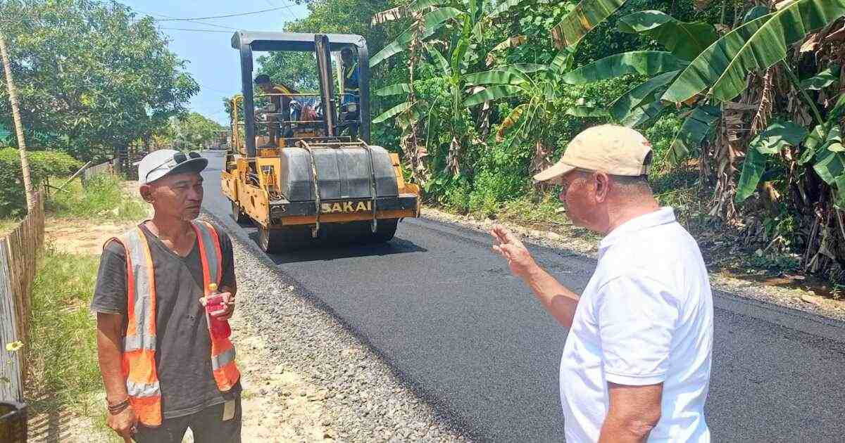 Ruas Jalan Matabulu dan Matabulu Timur Mulai Hotmix