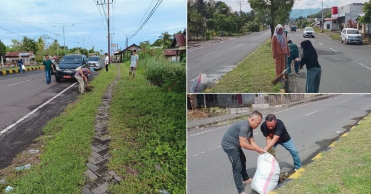 ASN Bolmong kerja bakti