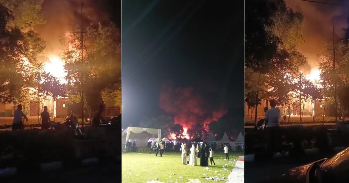 Kantor DPMPTSP Boltara terbakar