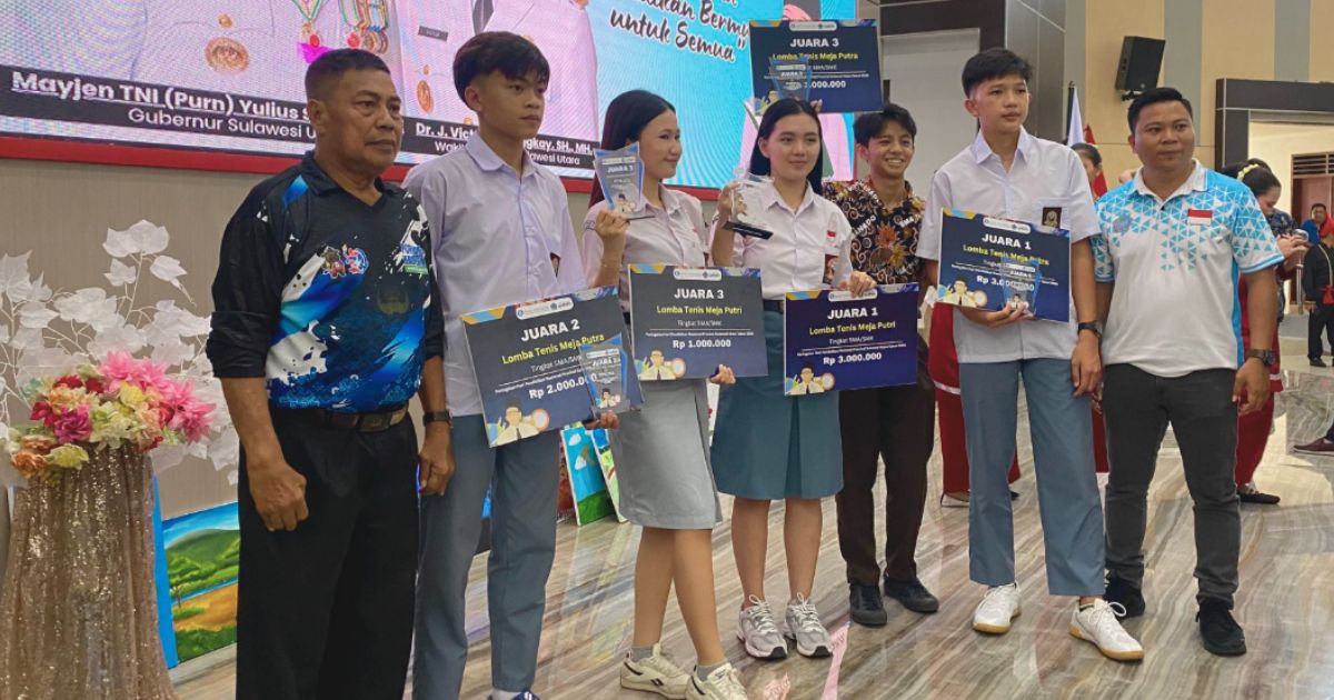 SMANKOR dominasi Kejurprov Tenis Meja