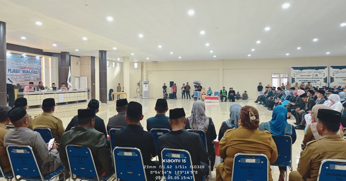 Sirajudin Lasena Lantik Pejabat dan ASN