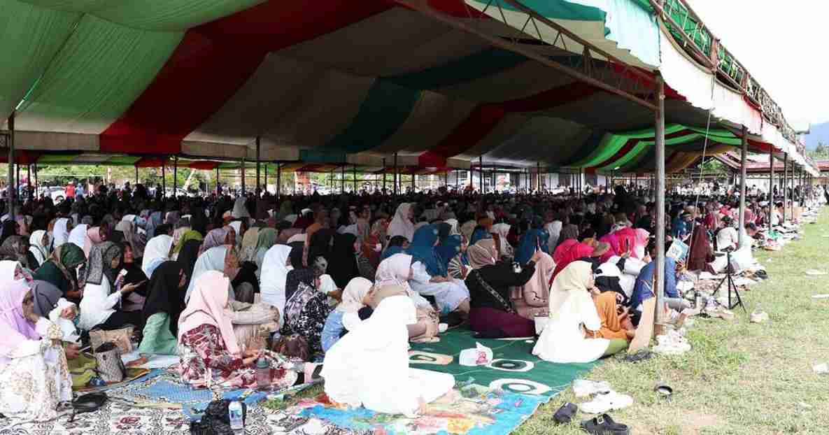 Jamaah Tabligh Akbar bersama Ustaz Abdul Somad padati Lapangan Gogaluman, Tutuyan Boltim