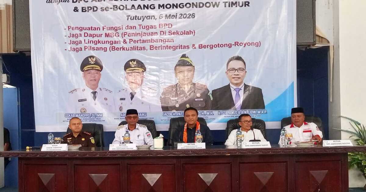 Bupati Oskar Manoppo menghadiri pertemuan ABPEDNAS Sulut dengan ABPEDNAS Boltim dan BPD Se Boltim
