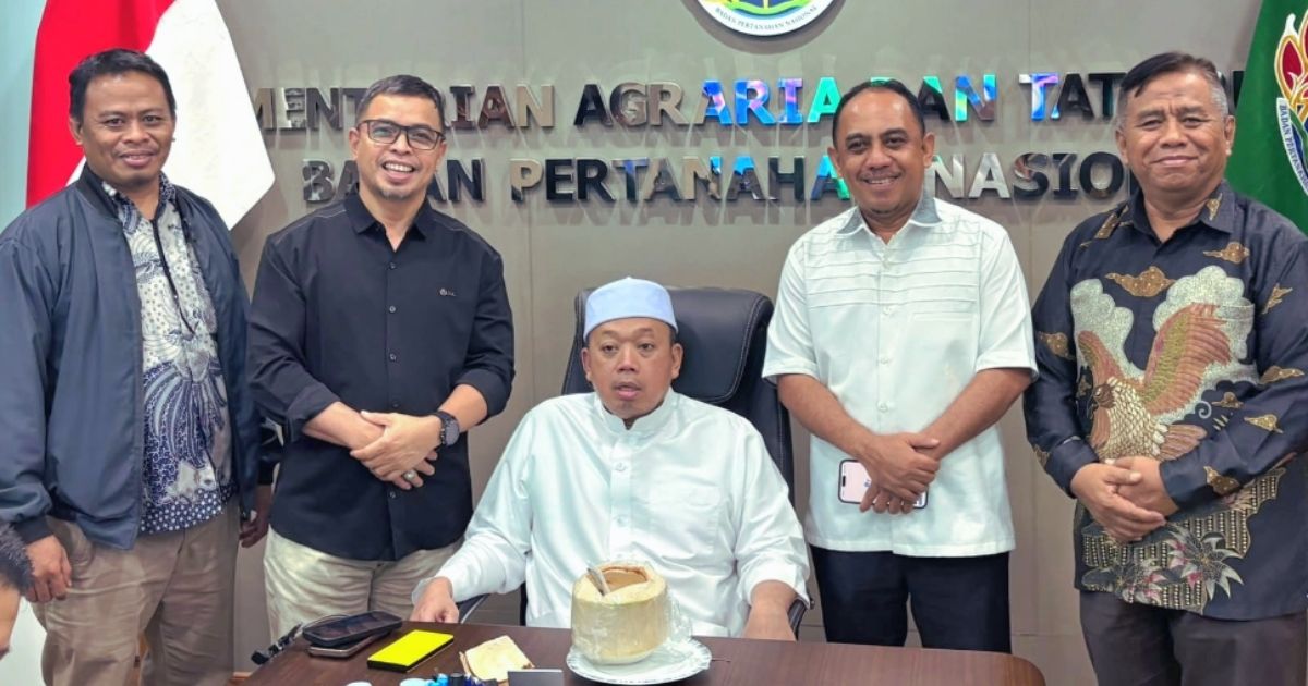 Bupati Boltara Audiensi Menteri ATRBPN