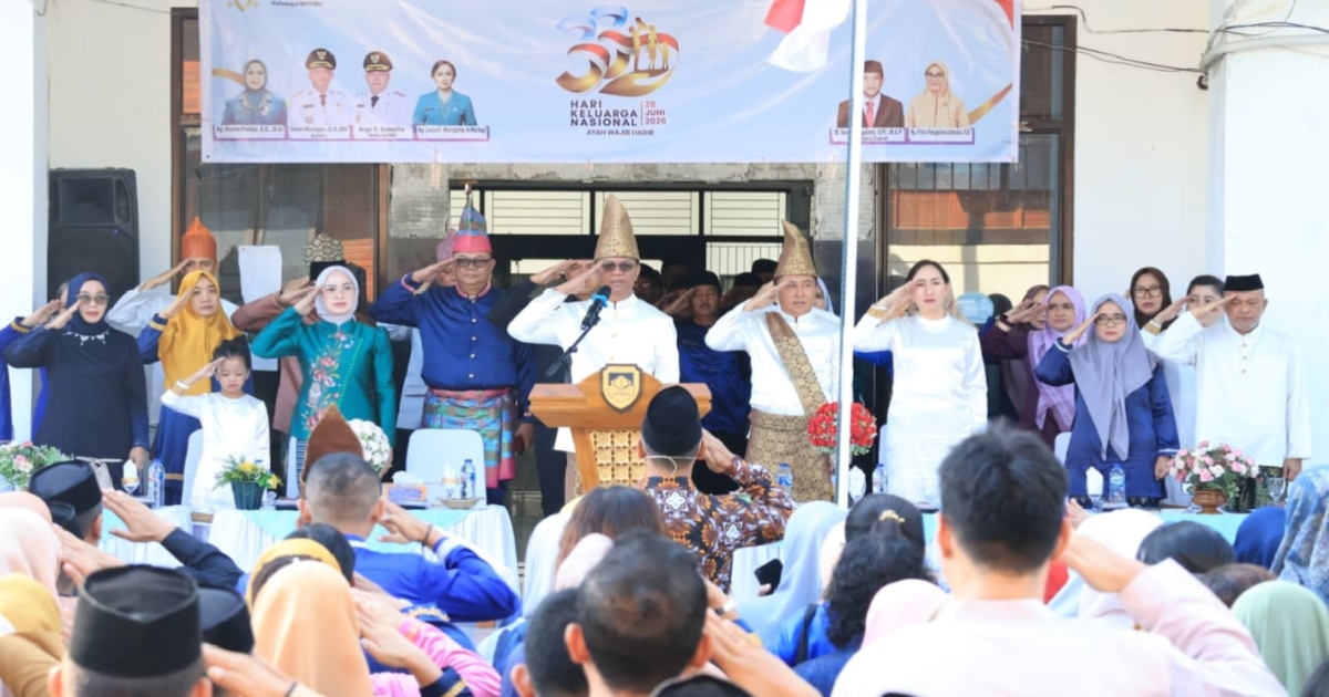 Suasana upacara Harganas ke-33 Tahun 2026 di Kabupaten Bolaang Mongondow Timur