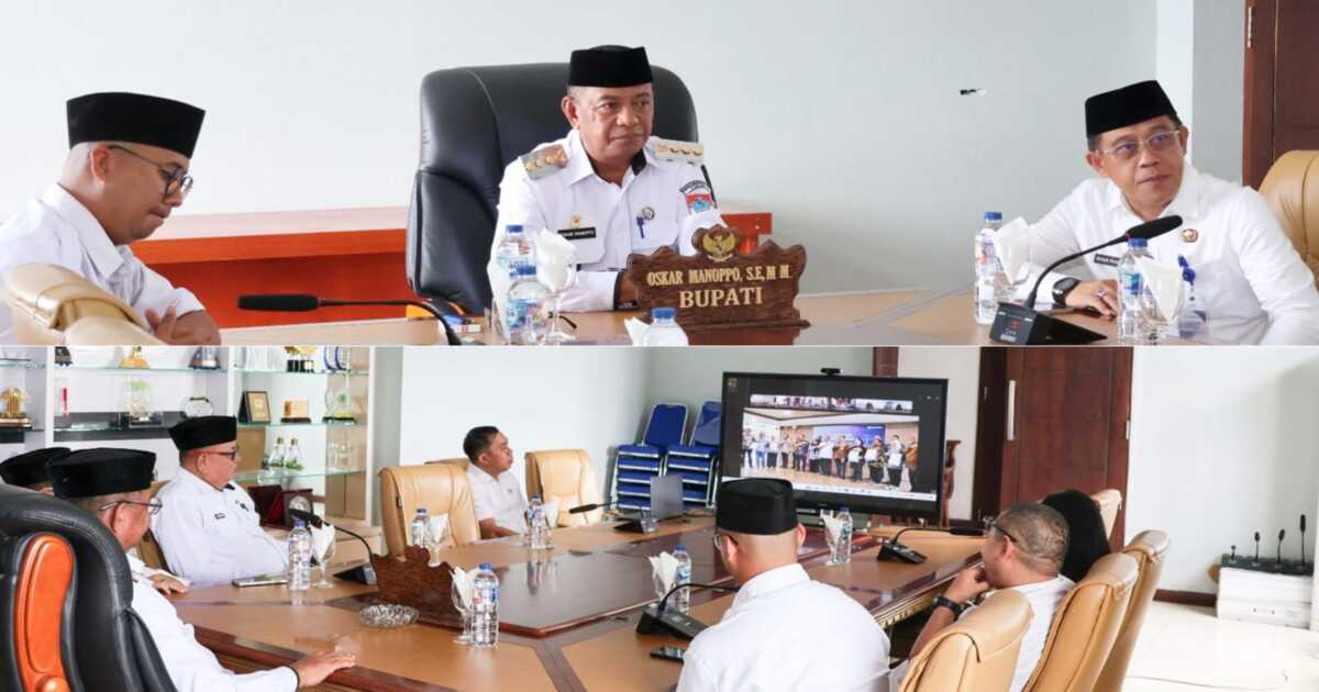Bupati Oskar Manoppo mengikuti penandatanganan kontrak pembangunan RSUD Boltim melalui Program PHTC 2026.