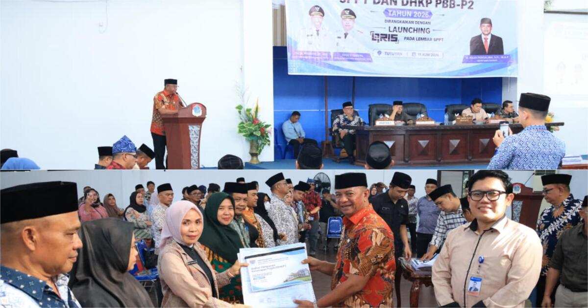 Pemkab Boltim meluncurkan pembayaran pajak PBB-P2 melalui QRIS Tahun 2026.