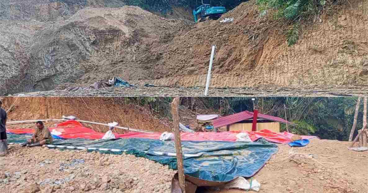 Aktivitas tambang emas diduga tanpa izin di Desa Nuangan Selatan Boltim