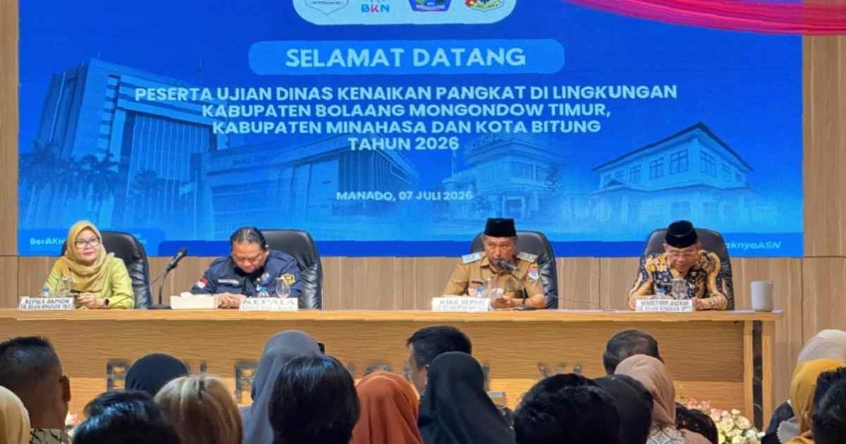 Wabup Boltim Argo Vinsensius Sumaiku menegaskan kompetensi ASN dalam kenaikan pangkat.