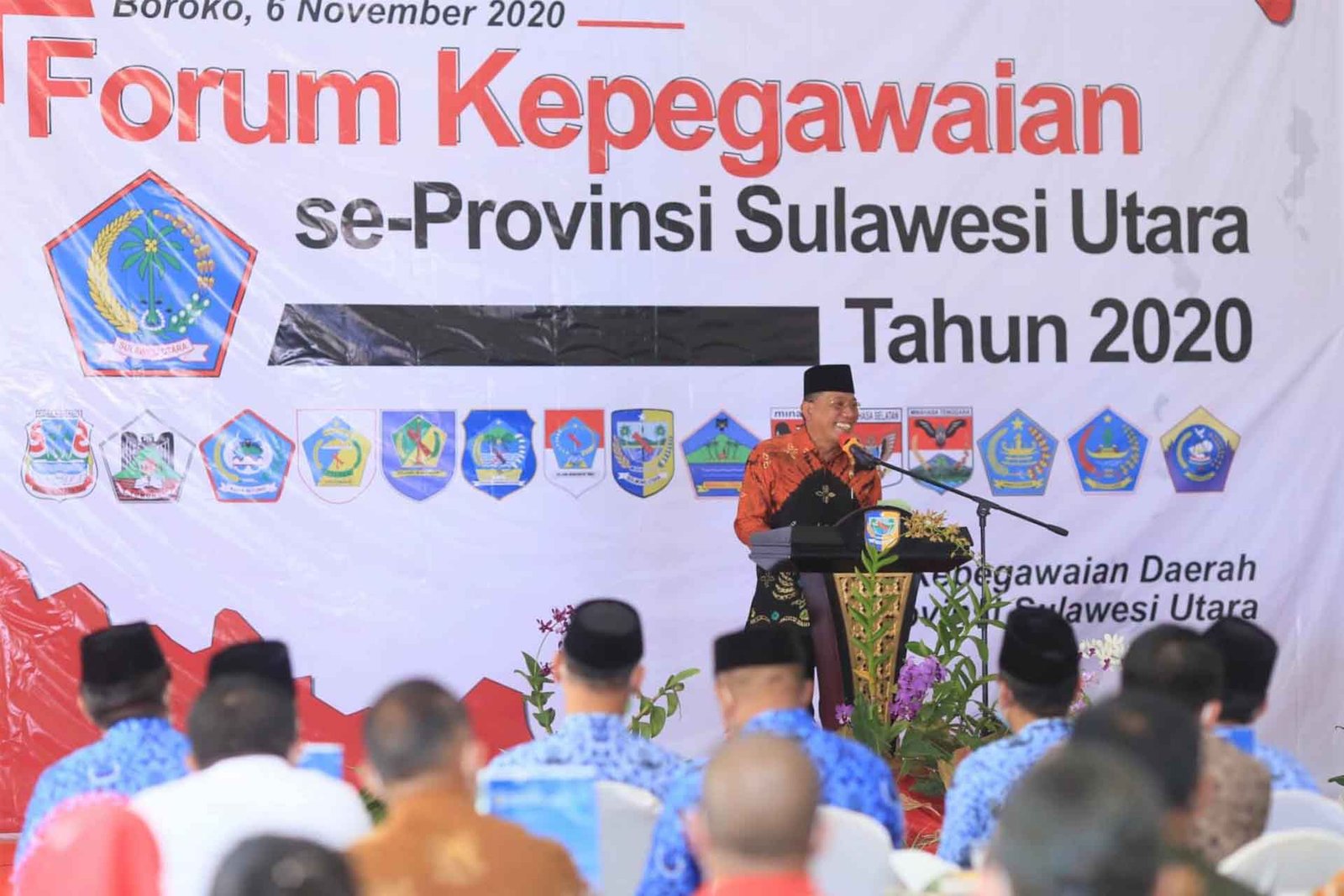 Forum Kepegawaian Provinsi Sulut 2020 Resmi Dibuka Depri Pontoh • Waktu