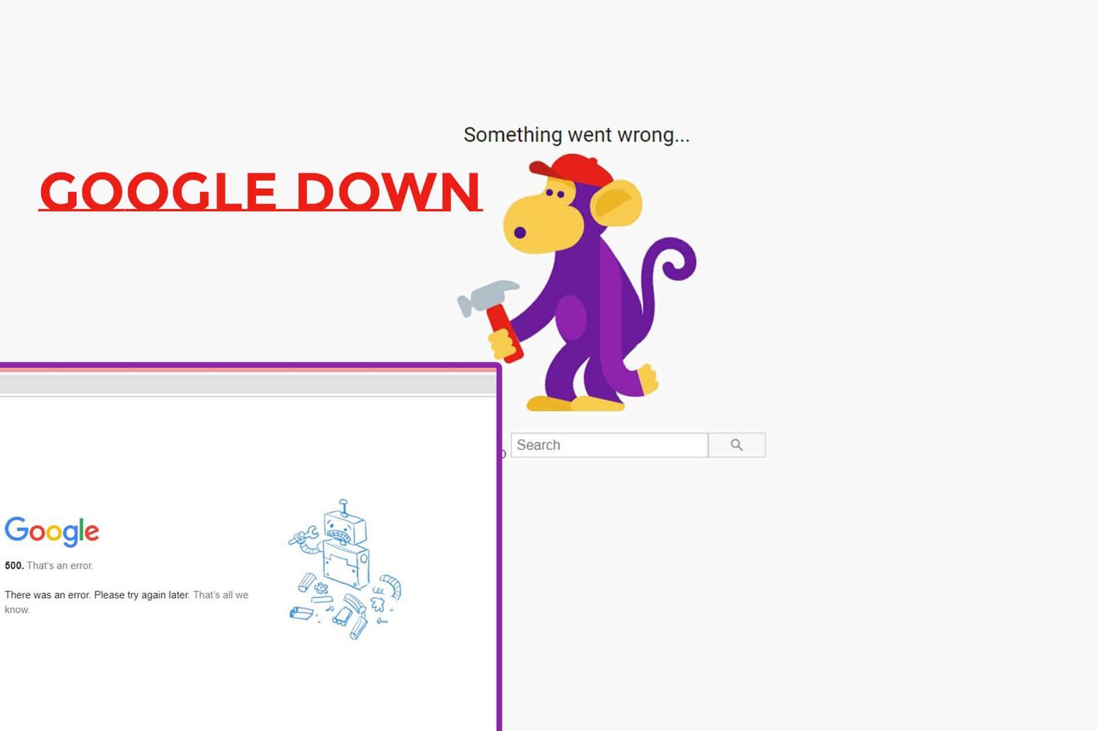 Layanan Google Down