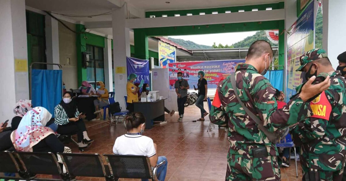 Puskesmas Nuangan Lakukan Vaksinasi Covid-19