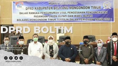 Paripurna Penetapan Sachrul Mamonto dan Oskar Manopo