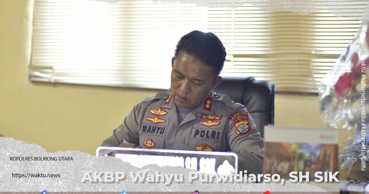 Kapolres Bolmut Operasi Cipta Kondisi