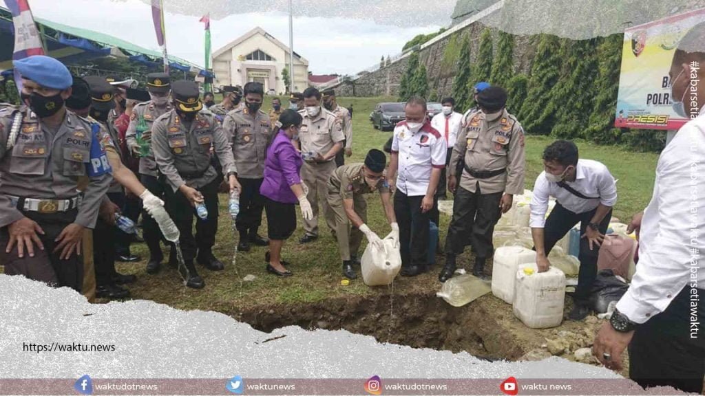 Knalpot Bising Dimusnahkan Polres Boltim