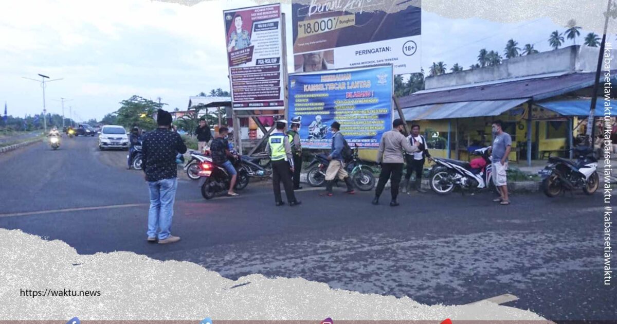 Satlantas Polres Boltim Razia Knalpot Bising