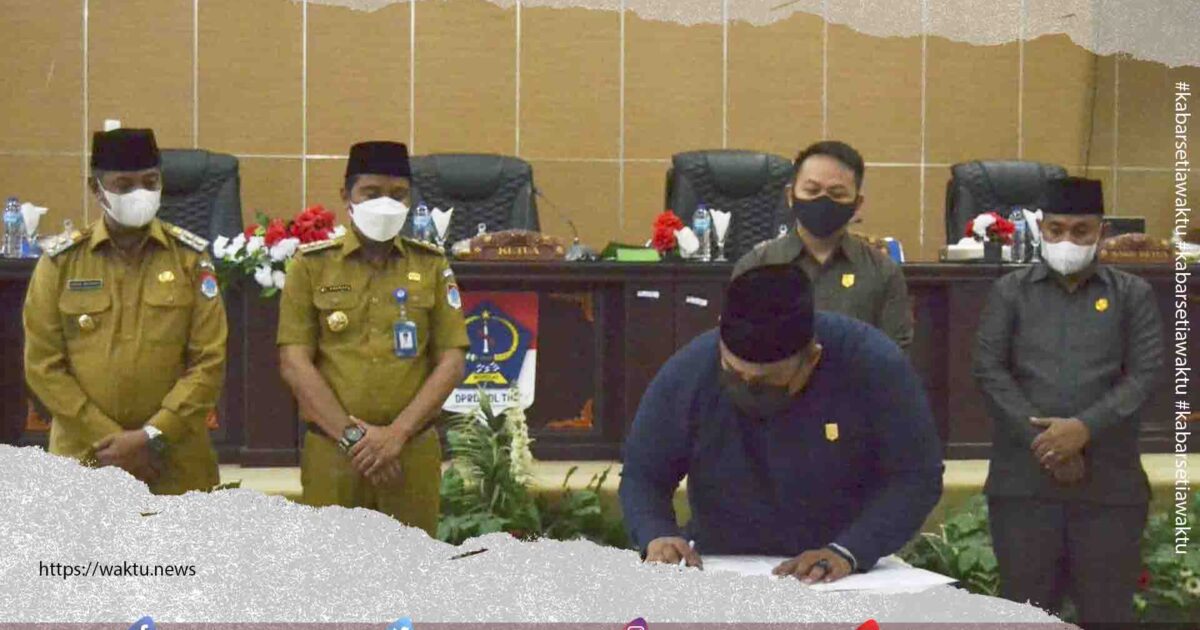 DPRD Boltim Gelar Paripurna Penandatanganan Nota Kesepakatan KUPA PPAS tahun 2021