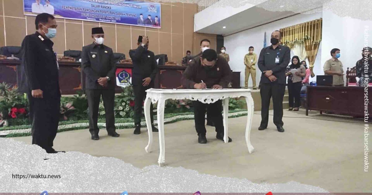 Ranperda Perubahan APBD Boltim tahun 2021