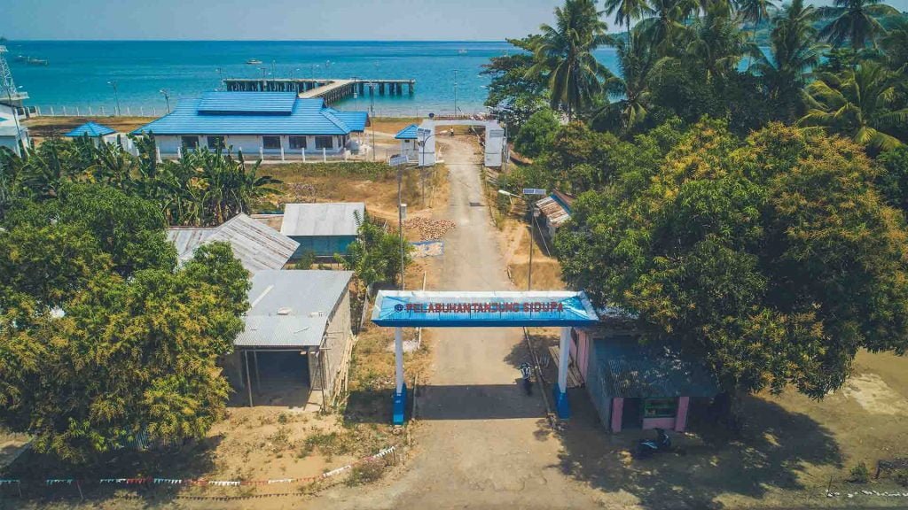 Pelabuhan Tanjung Sidupa di Desa Tuntung