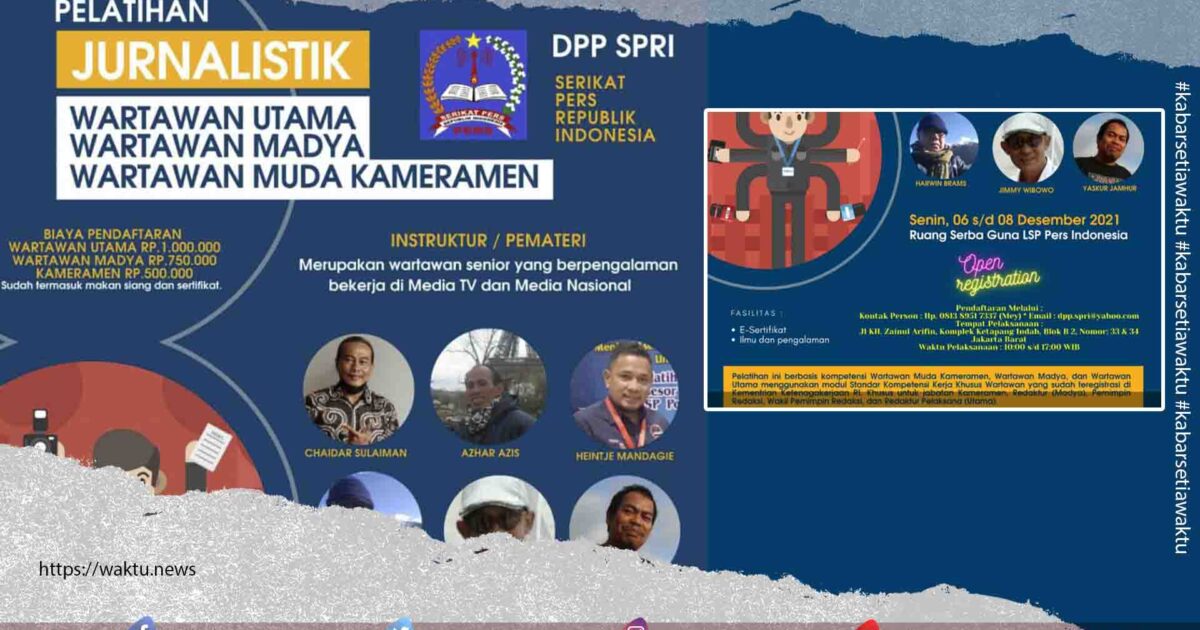 SPRI Hadirkan Wartawan Profesional